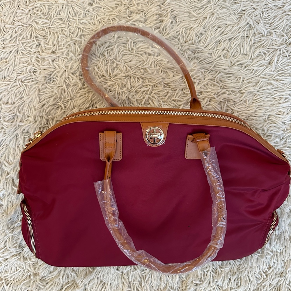 Jemma 43 Crimson Red Tote